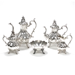 Winthrop by Reed & Barton, Silverplate 5-PC Tea & Coffee Service w/ Waste Bowl