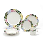 Floral Image by Studio Nova, Stoneware 5-PC Setting w/ Soup Bowl