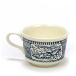 Currier & Ives, Blue by Royal, China Cup