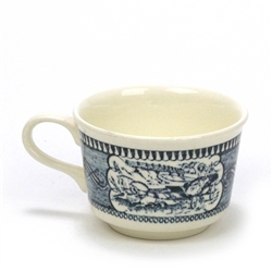 Currier & Ives, Blue by Royal, China Cup