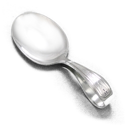 Deauville by Community, Silverplate Baby Spoon, Curved Handle, Monogram R