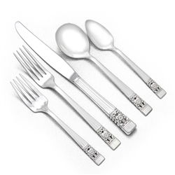 Coronation by Community, Silverplate 5-PC Setting w/ Round Bowl Soup Spoon