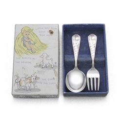 Baby Spoon & Fork by Rogers, Sterling, Little Boy Blue