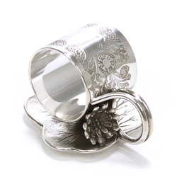 Napkin Ring, Figural by Acme Silver Co., Silverplate, Water Lily