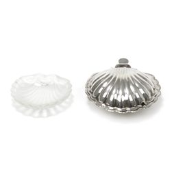 Soap Dish by Made in England, Silverplate/Glass, Shell