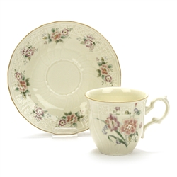Lydia by Mikasa, Stoneware Cup & Saucer