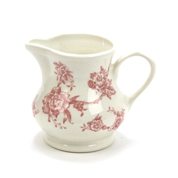 Cream Pitcher by Churchill, China, Red Flowers