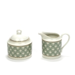 Dubonnet Jade by Mikasa, China Cream Pitcher & Sugar Bowl