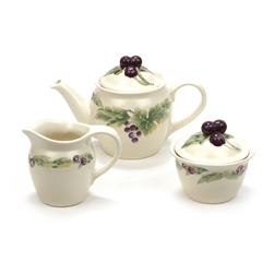 Jamberry by Pfaltzgraff, Stoneware 3-PC Tea Service