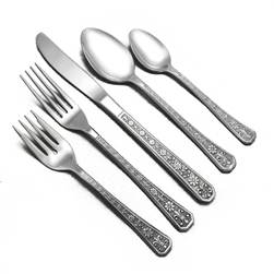 Florenz by Interpur, Stainless 5-PC Setting w/ Soup Spoon, 8 Petal