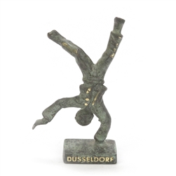Figurine, Brass, Dusseldorf Cartwheel