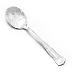 Sugar Spoon by English, Silverplate, Kings, Shell Bowls