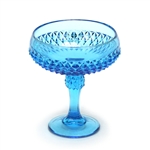 Diamond Point Regal Blue by Indiana, Glass Compote