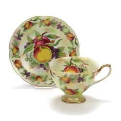 Cup & Saucer by Lefton, China, Fruit