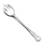 Salad Serving Fork, Silverplate, Kings