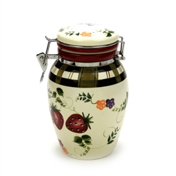 Strawberry Plaid by Oneida, Stoneware Canister