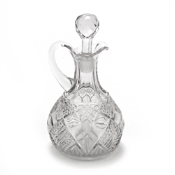 Cruet, Glass, Diamond Designs