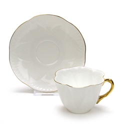 Regency by Shelley, China Cup & Saucer, Gold Trim