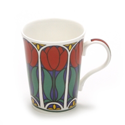 Mug by Crown Trent, China, Red Flowers