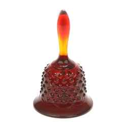 Hobnail Ruby by Fenton, Glass Dinner Bell