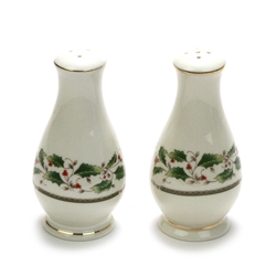 Holly Holiday by Royal Limited, China Salt & Pepper Shakers
