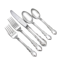 Dresden Rose by Reed & Barton, Silverplate 5-PC Place Setting