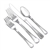 4-PC Setting by Cook n Co., Stainless, Threaded Edge