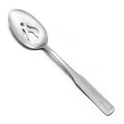 Colonial Scroll by International, Stainless Tablespoon, Pierced (Serving Spoon)