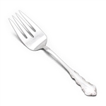 Dresden Rose by Reed & Barton, Silverplate Cold Meat Fork