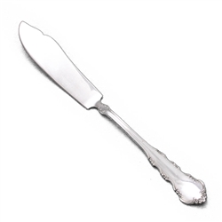 Dresden Rose by Reed & Barton, Silverplate Master Butter Knife, Flat Handle