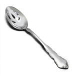 Dresden Rose by Reed & Barton, Silverplate Tablespoon, Pierced (Serving Spoon)