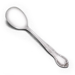 Sugar Spoon by Columbia, Stainless, Flower & Bead