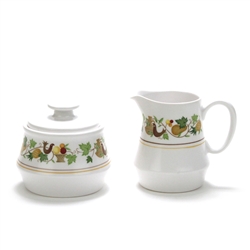 Homecoming by Noritake, Stoneware Cream Pitcher & Sugar Bowl