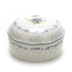 Blue Peony by Nikko, China Bonbon Dish, Lid