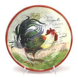Le Rooster by Certified Int. Corp., Stoneware Salad Plate