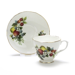 Cup & Saucer by Duchess, China, Fruits