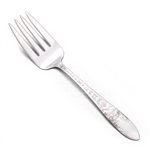 Rose and Leaf by National, Silverplate Cold Meat Fork