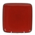 Rave Red Square by Home Trends, Stoneware Dinner Plate