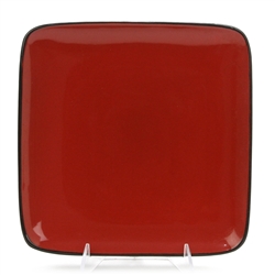Rave Red Square by Home Trends, Stoneware Dinner Plate