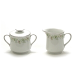 Forever Spring by Johann Haviland, China Cream Pitcher & Sugar Bowl