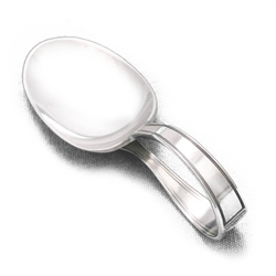 Anniversary by 1847 Rogers, Silverplate Baby Spoon, Curved Handle