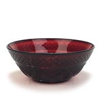 Antique Ruby by Cristal D'Arques, Glass Salad Bowl