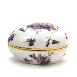 Victorian Violets by Hammersley, China Egg Box