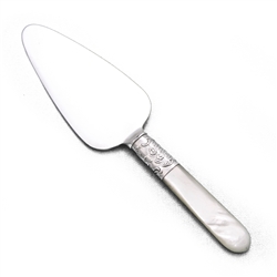 Pearl Handle by S.D.C. Co. Cheese Server, Rose & Scroll