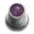 Thimble by Germany, 830 Silver, Hammered, Purple Stone