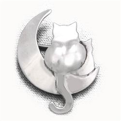 Pin by Gar Archer, Sterling, Cat Sitting On The Moon