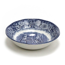 Liberty Blue by Staffordshire, China Fruit Bowl, Individual
