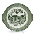 The Old Curiosity Shop, Green by Royal, China Cake Plate