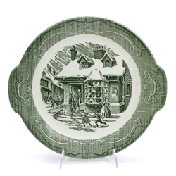 The Old Curiosity Shop, Green by Royal, China Cake Plate