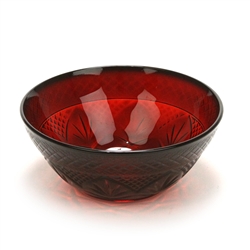 Antique Ruby by Cristal D'Arques, Glass Individual Salad Bowl